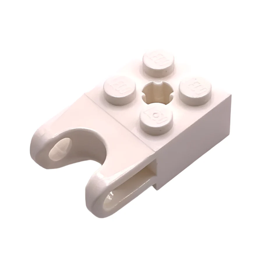 Technic, Brick Modified 2x2 with Ball Socket and Axle Hole - Straight Forks with Round Ends and Open Sides, Part# 92013 - Image 5
