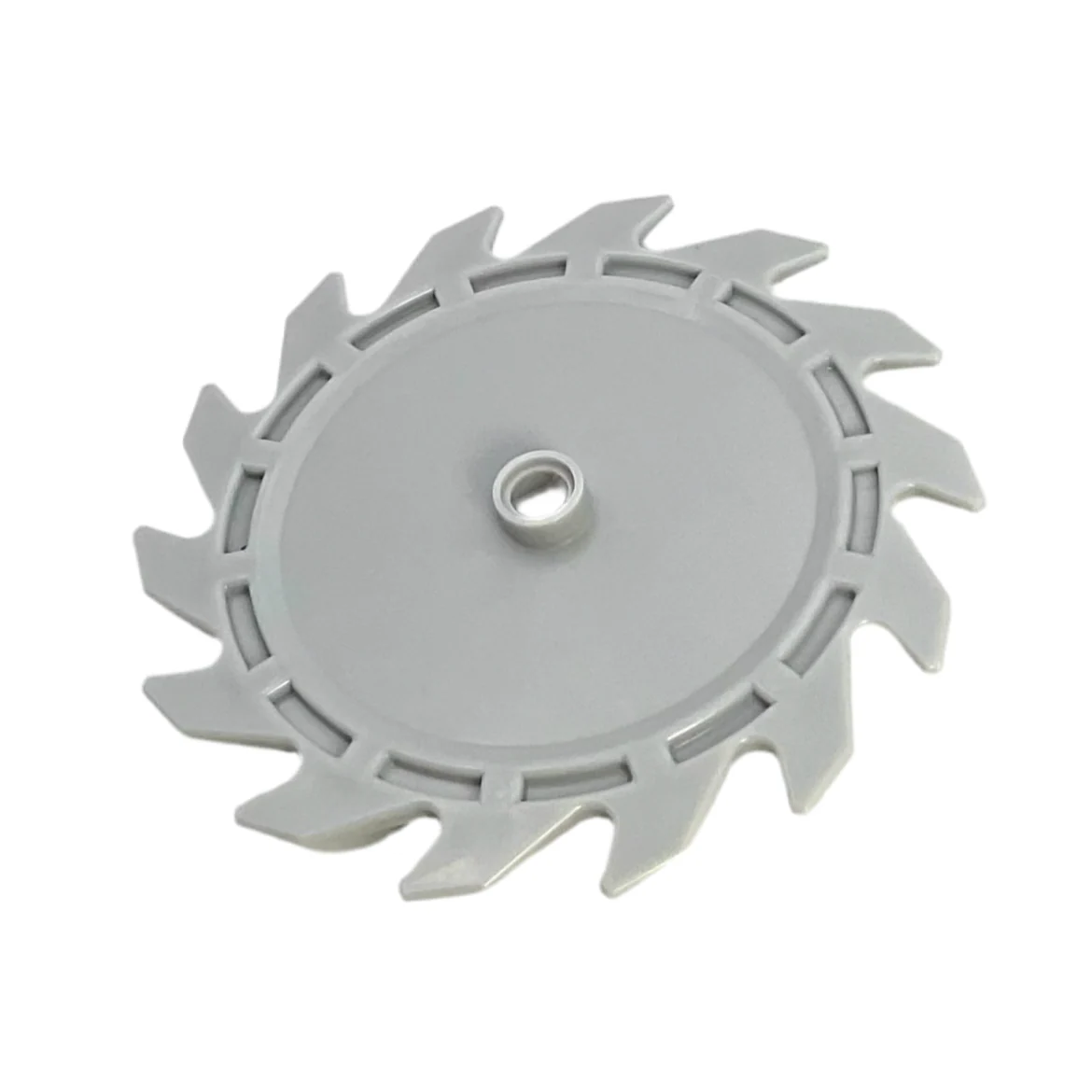 Technic Circular Saw Blade 9x9 with Pin Hole and Teeth in Same Direction, Part# 61403 - Image 2