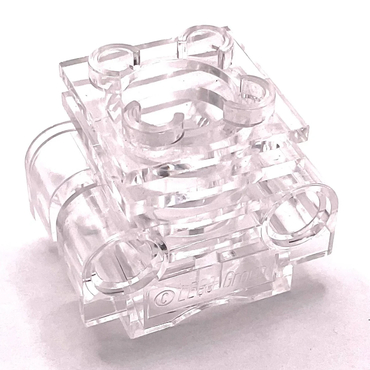 Technic Engine Cylinder with Partial Hollow Studs on Top and Side Slots, Part# 2850a - Image 2
