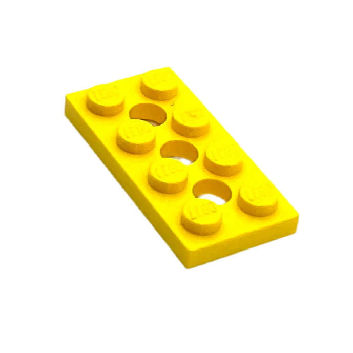 Technic, Plate 2x4 with 3 Holes, Part# 3709b - Image 8