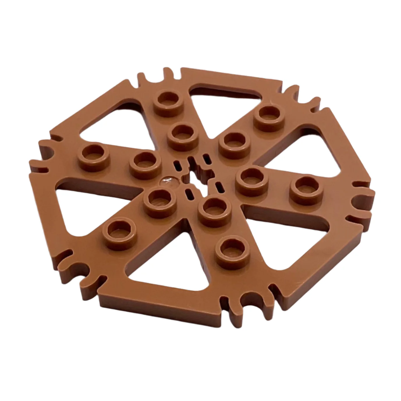 Technic, Plate Rotor 6 Blade with Clip Ends Connected (Water Wheel) - Hollow Studs, Part# 64566