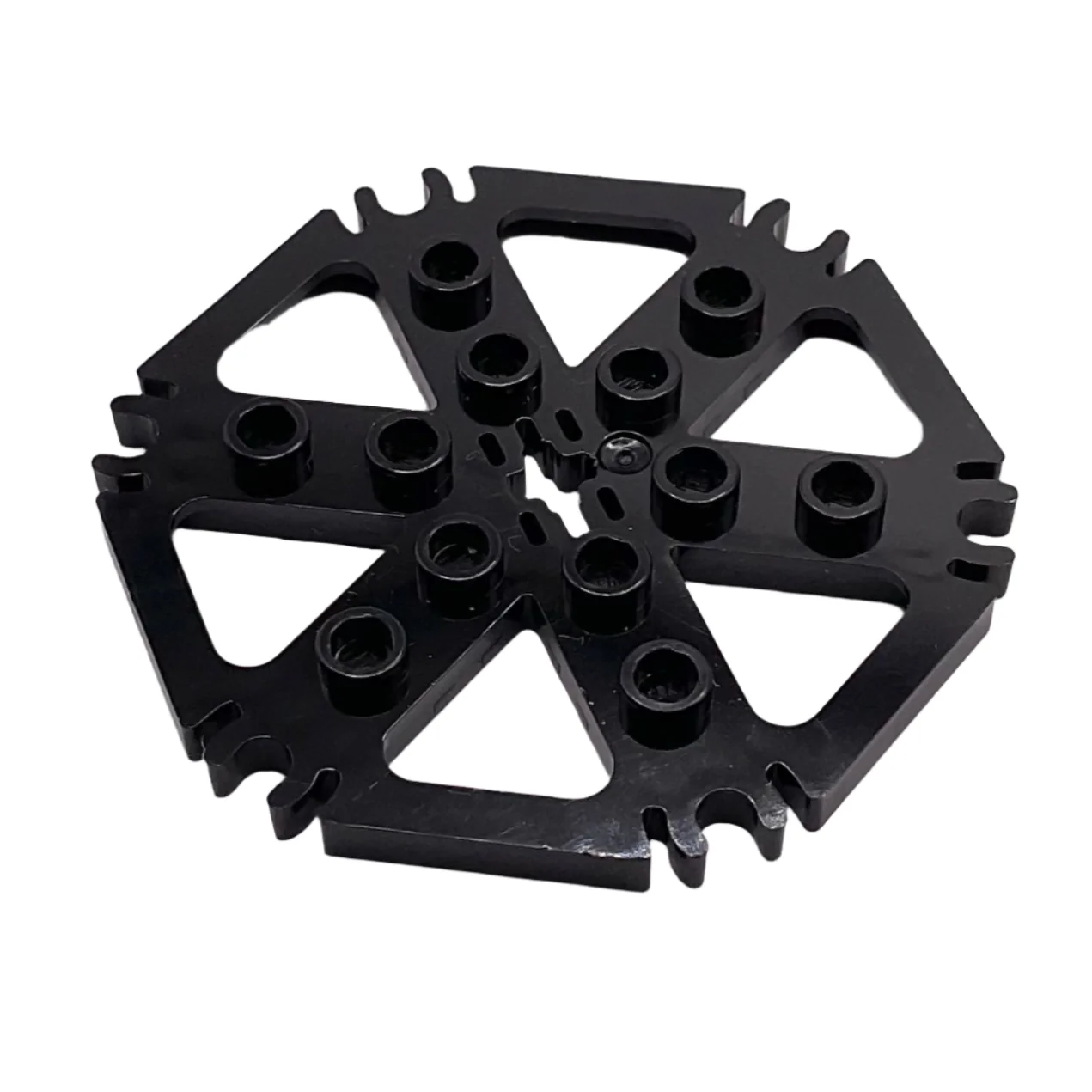 Technic, Plate Rotor 6 Blade with Clip Ends Connected (Water Wheel) - Hollow Studs, Part# 64566 - Image 2