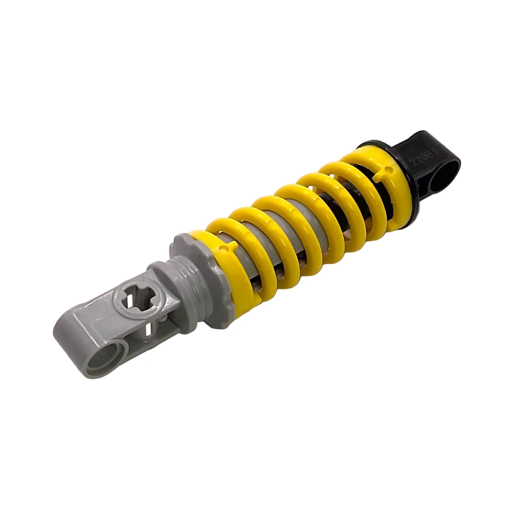 Technic, Shock Absorber 9L with Black and Light Bluish Gray Ends, Part# 79717c01