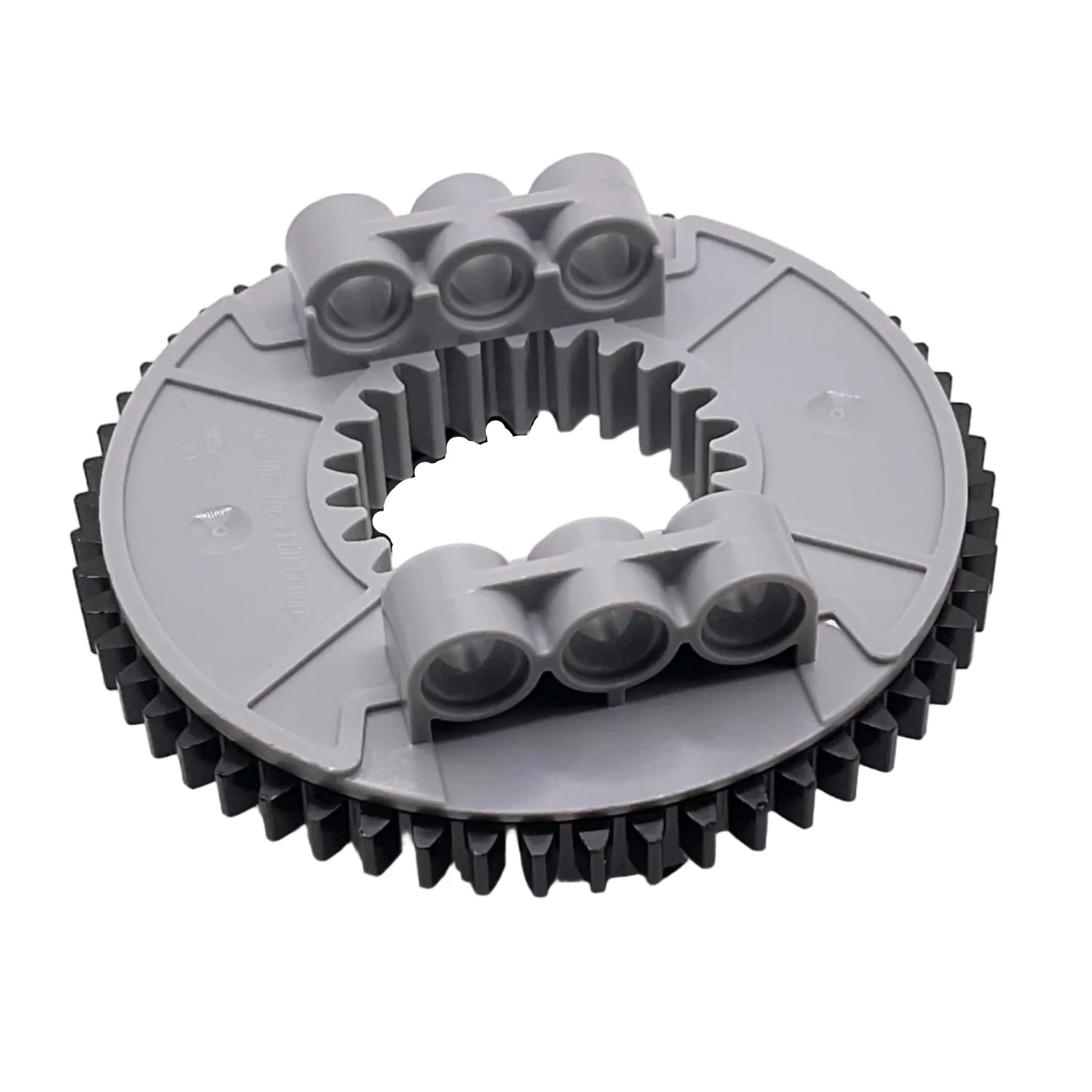 Technic Turntable 56 Tooth with Black Top (48452 / 48168), Part# 48452cx1 - Image 2