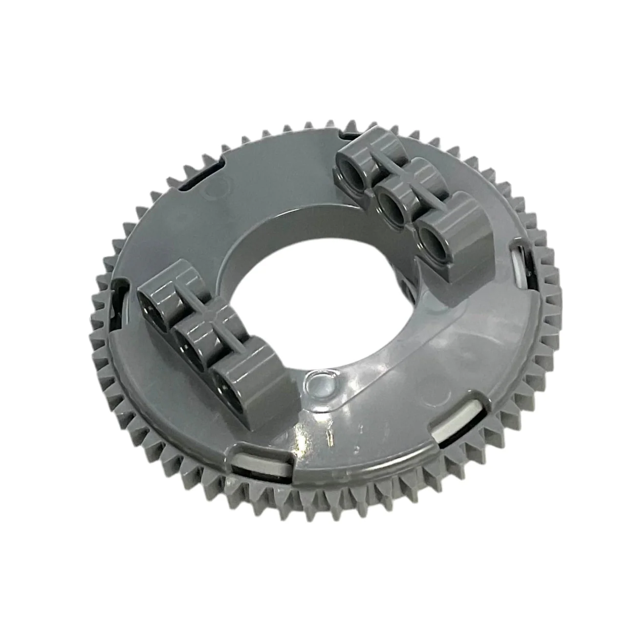 Technic Turntable 60 Tooth Dark Bluish Gray Top with Straight Teeth (18939 / 88738) Part# 18939c05