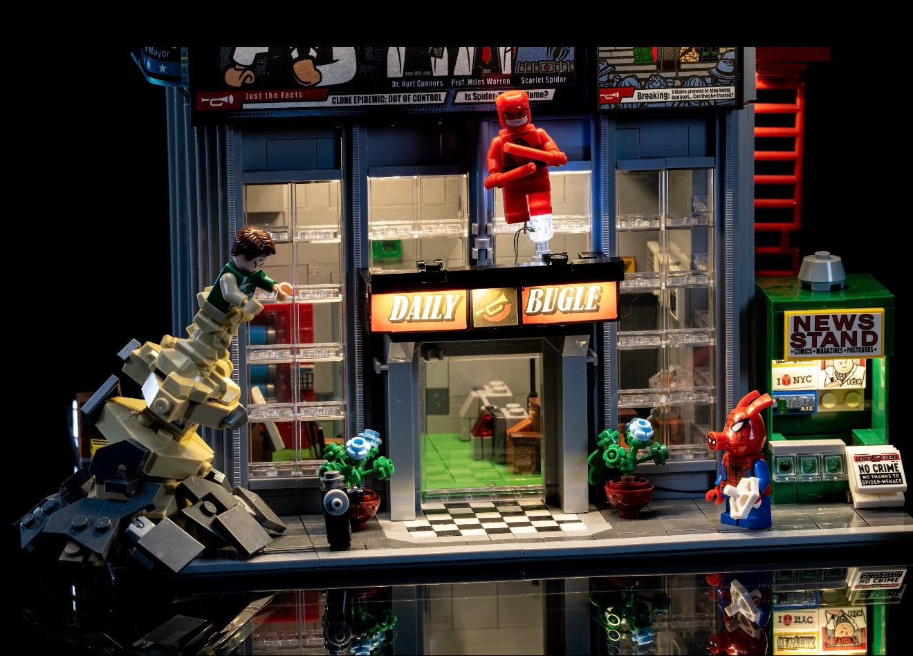 The Daily Bugle 76178 Custom Lighting Kit for LEGO® Set - Image 7