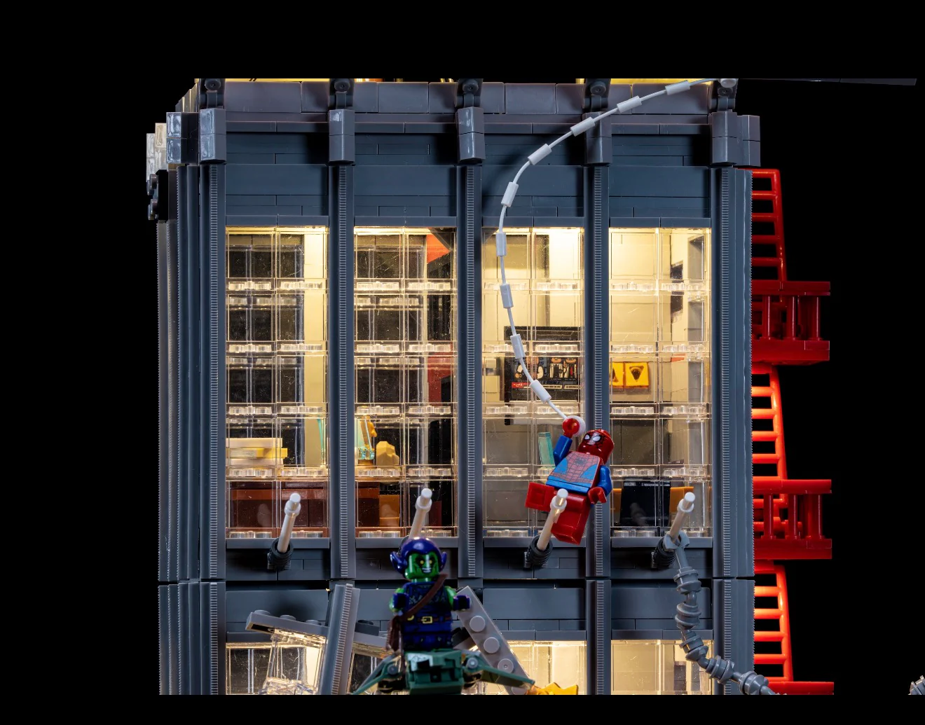The Daily Bugle 76178 Custom Lighting Kit for LEGO® Set - Image 9