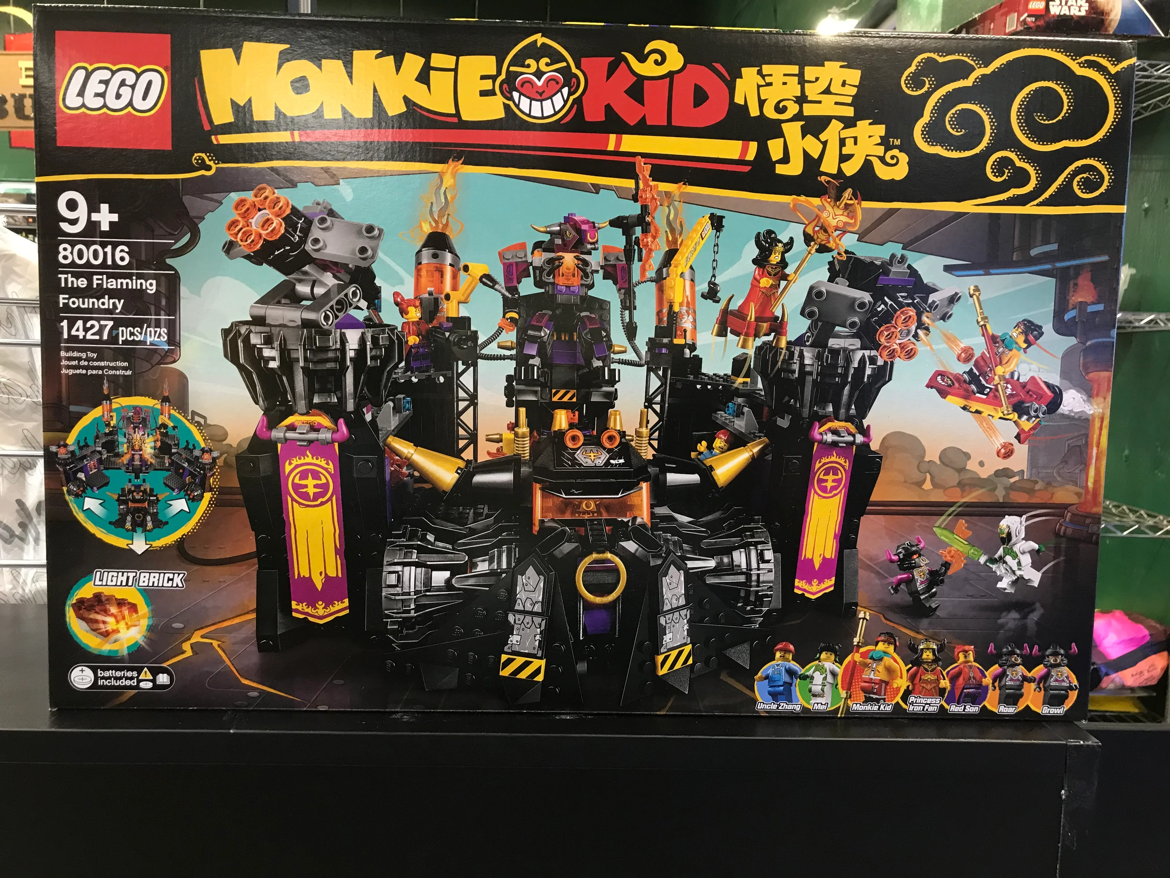 The Flaming Foundry, 80016 - LEGO® Monkie Kid Set