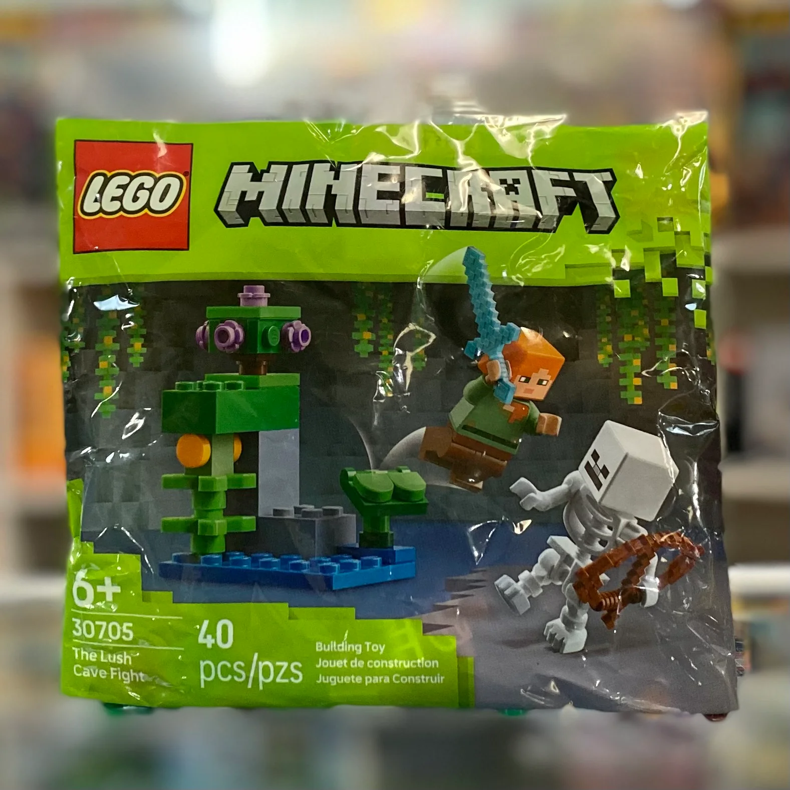 The Lush Cave Fight paper bag / polybag, 30705 - LEGO® Minecraft Set
