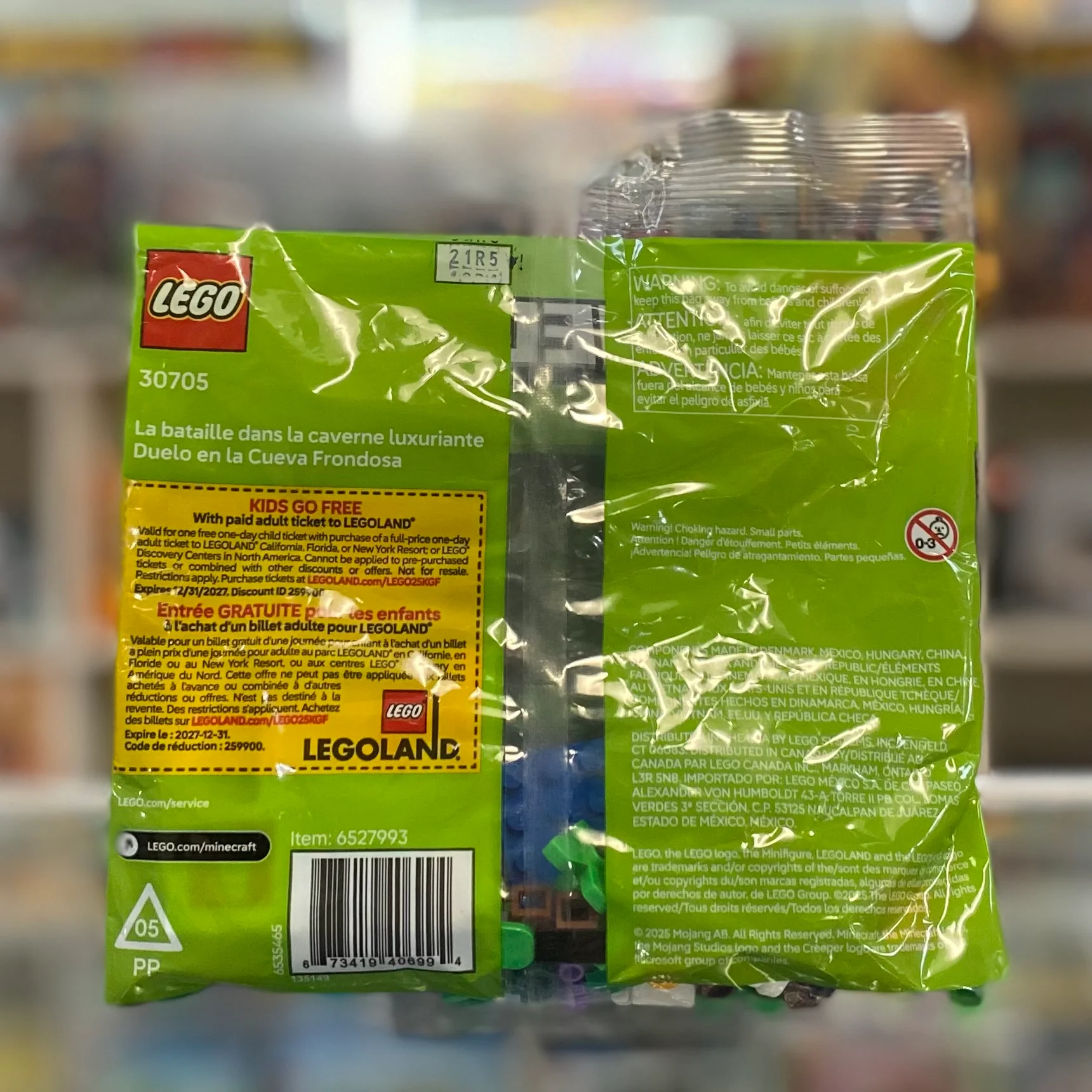 The Lush Cave Fight paper bag / polybag, 30705 - LEGO® Minecraft Set - Image 2