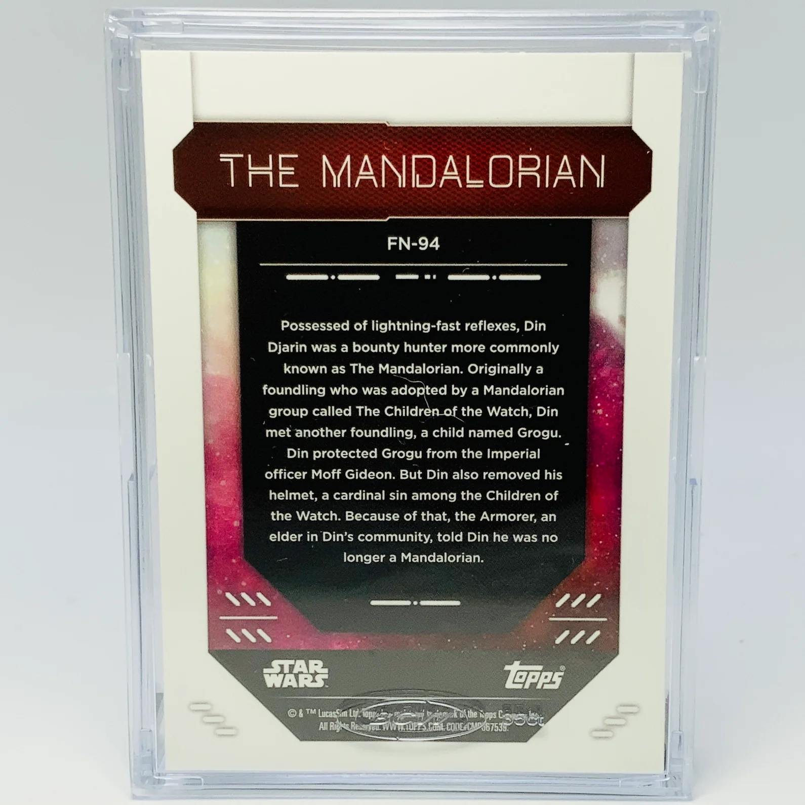 The Mandalorian with Trading Card & Collector’s Case - Image 3
