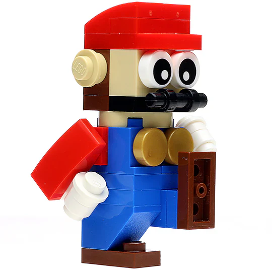 The Red Plumber Building Figure