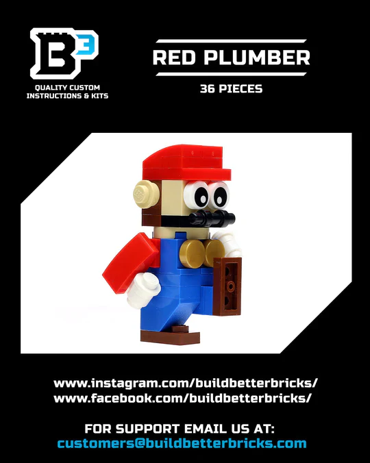 The Red Plumber Building Figure - Image 2