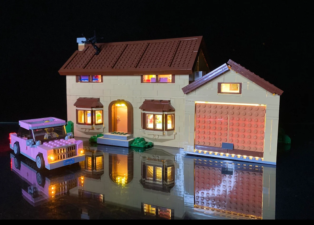 The Simpsons House 71006 Custom Lighting Kit for LEGO® Set - Image 10