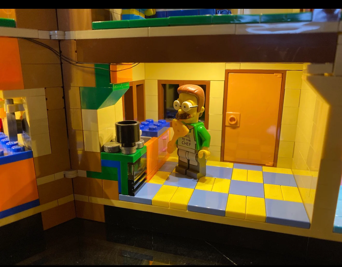 The Simpsons House 71006 Custom Lighting Kit for LEGO® Set - Image 4