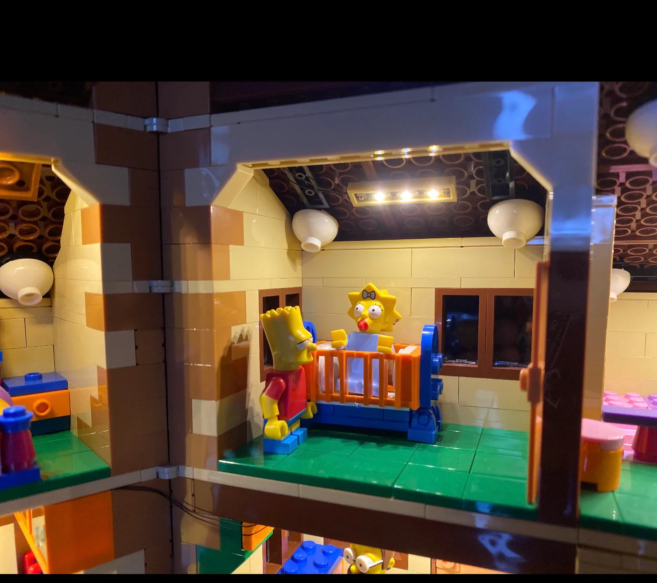 The Simpsons House 71006 Custom Lighting Kit for LEGO® Set - Image 6