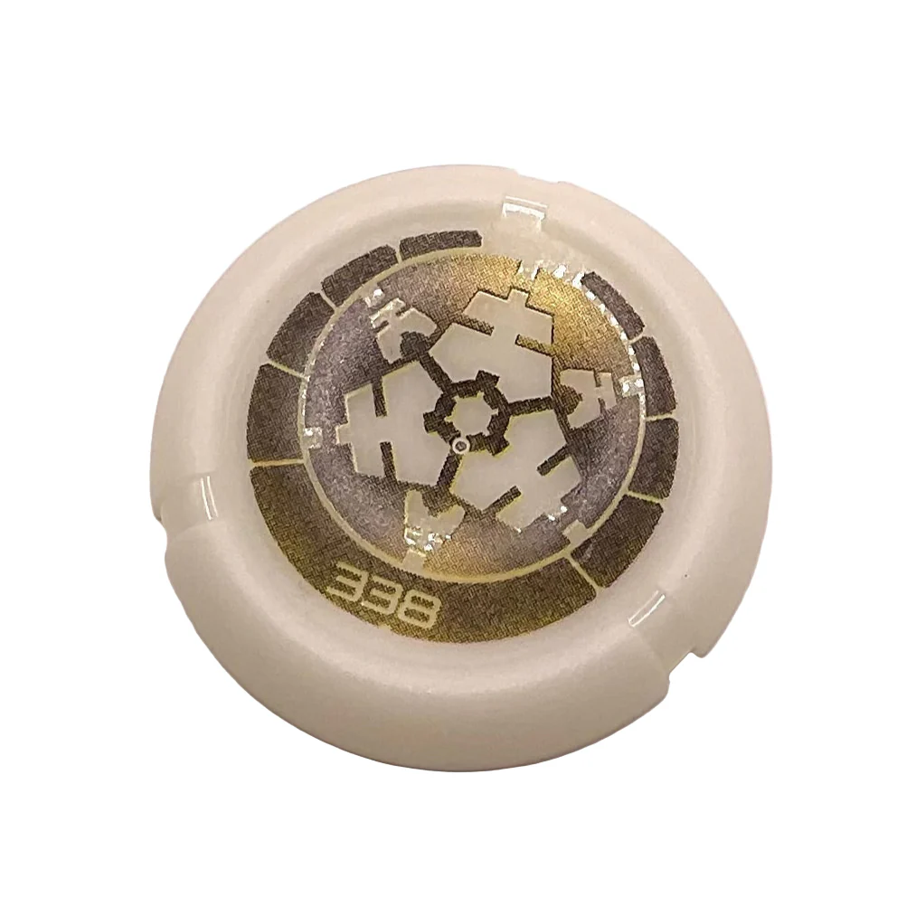 Throwing Disk with Bionicle Kanoka 338 Po-Metru Pattern, Part# 32171pb085