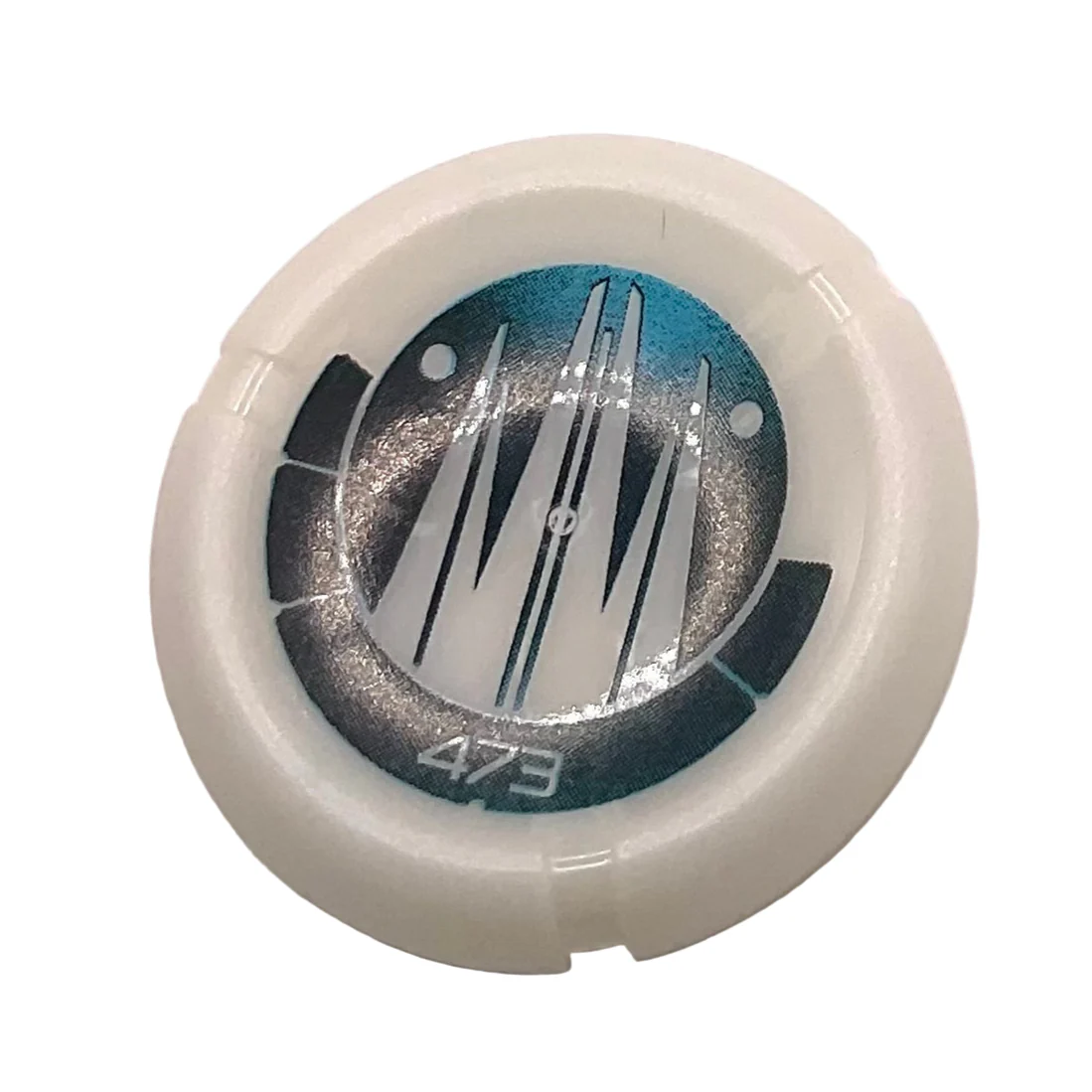 Throwing Disk with Bionicle Kanoka 473 Ko-Metru Pattern, Part# 32171pb097