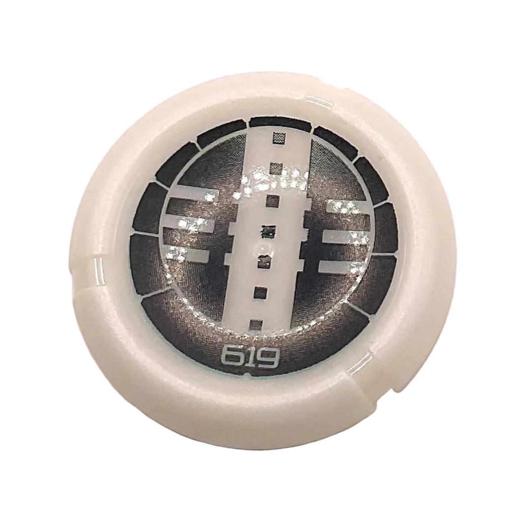 Throwing Disk with Bionicle Kanoka 619 Onu-Metru Pattern, Part# 32171pb107