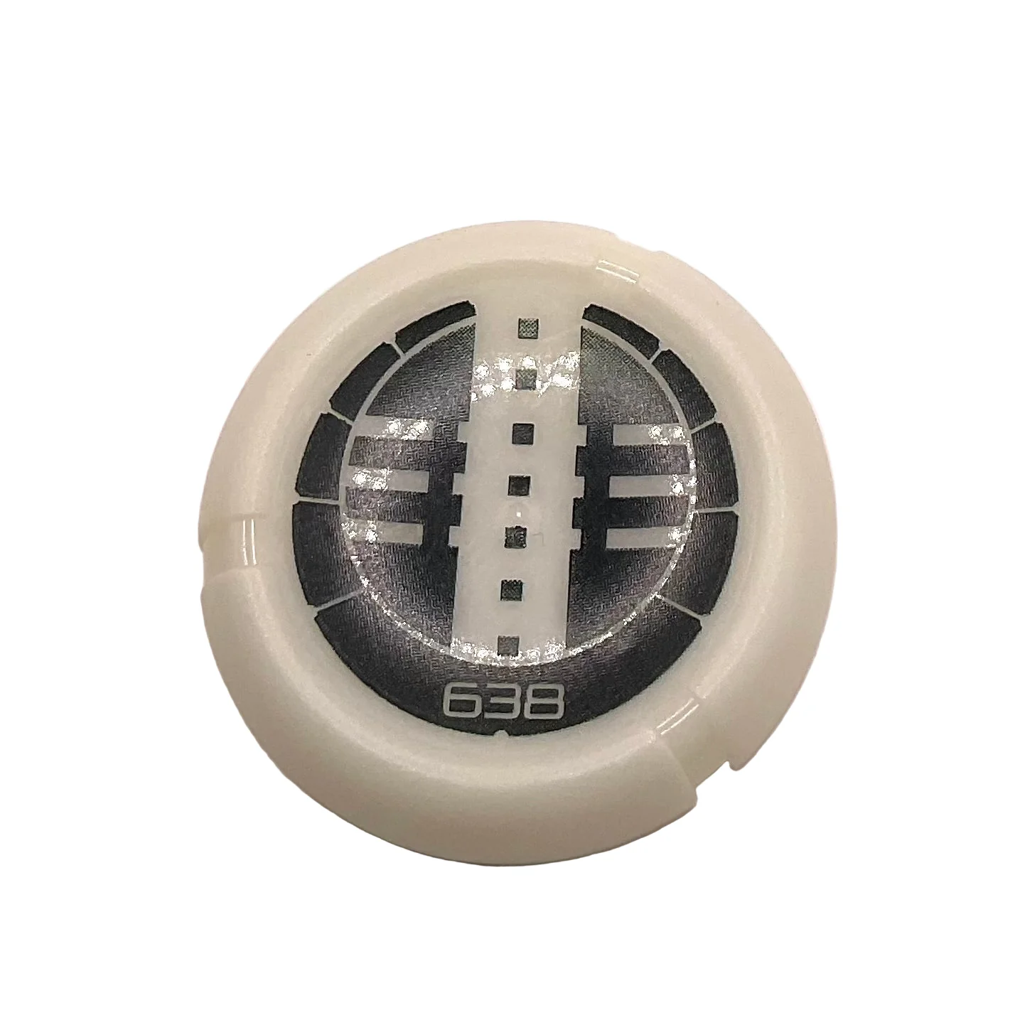 Throwing Disk with Bionicle Kanoka 638 Onu-Metru Pattern, Part# 32171pb109