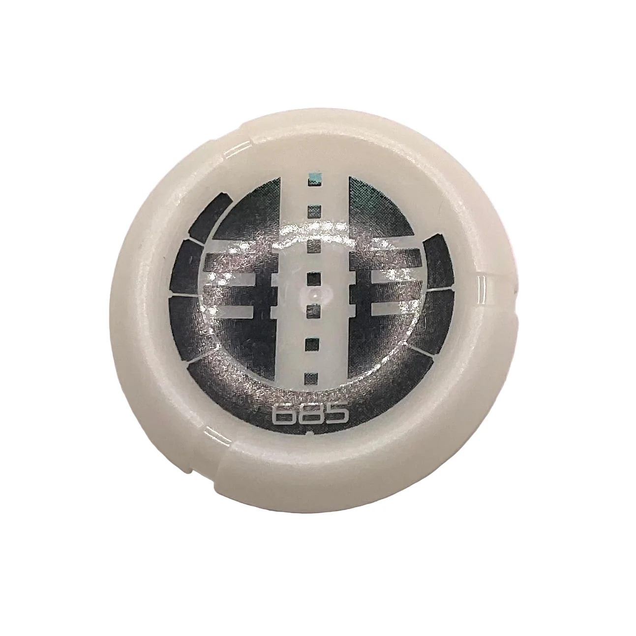 Throwing Disk with Bionicle Kanoka 685 Onu-Metru Pattern, Part# 32171pb115