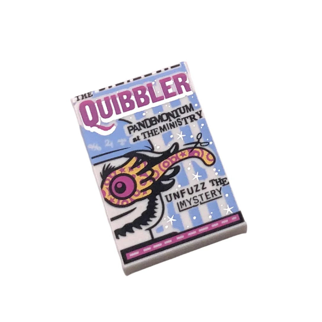 Tile 2 x 3 with The Quibbler Newspaper Pattern, Part# 26603pb023