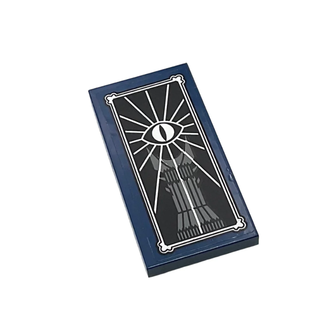 Tile 2x4 with Drawing of Barad-dûr and the Eye of Sauron Pattern (Sticker), Part# 87079pb0142