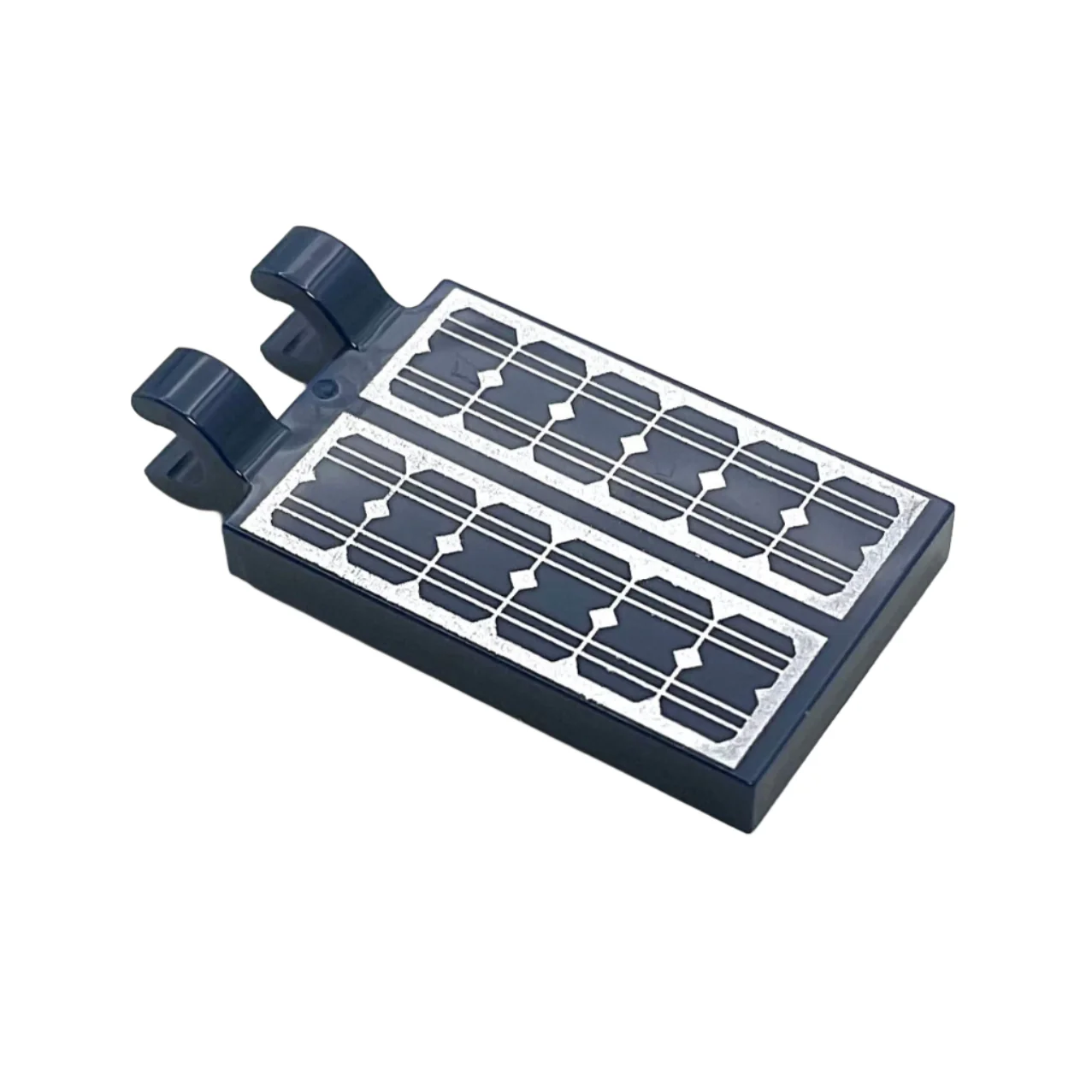 Tile Modified 2x3 with 2 Clips with Solar Panels Pattern, Part# 30350bpb105