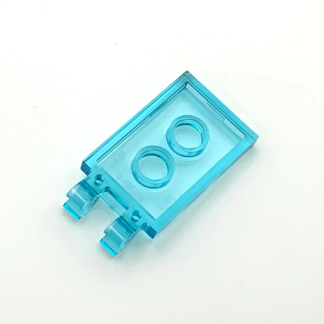Tile Modified 2x3 with 2 Open O Clips, Part# 30350b - Image 3