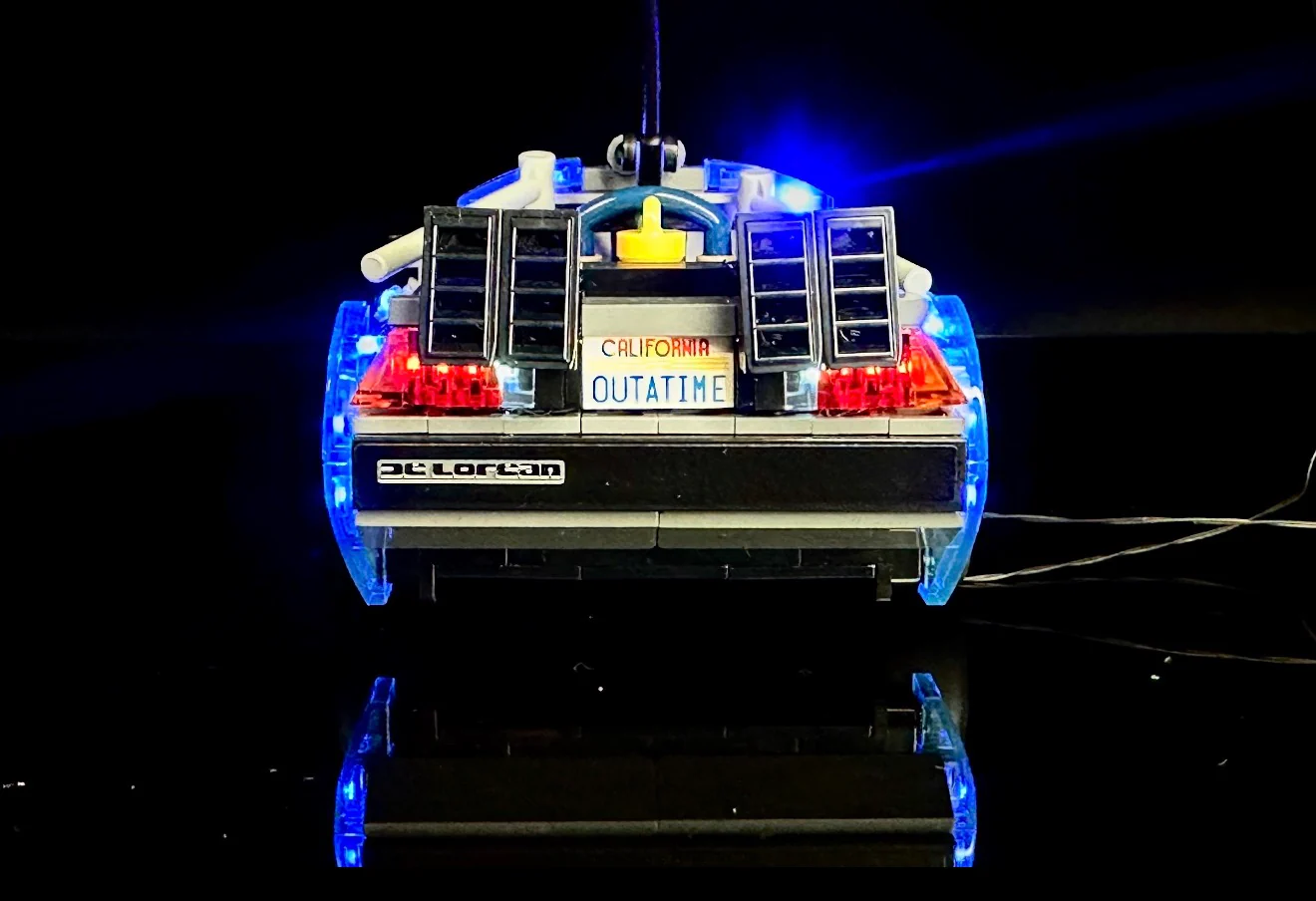 Time Machine Back to the Future 77256 Custom Lighting Kit for LEGO® Set - Image 4