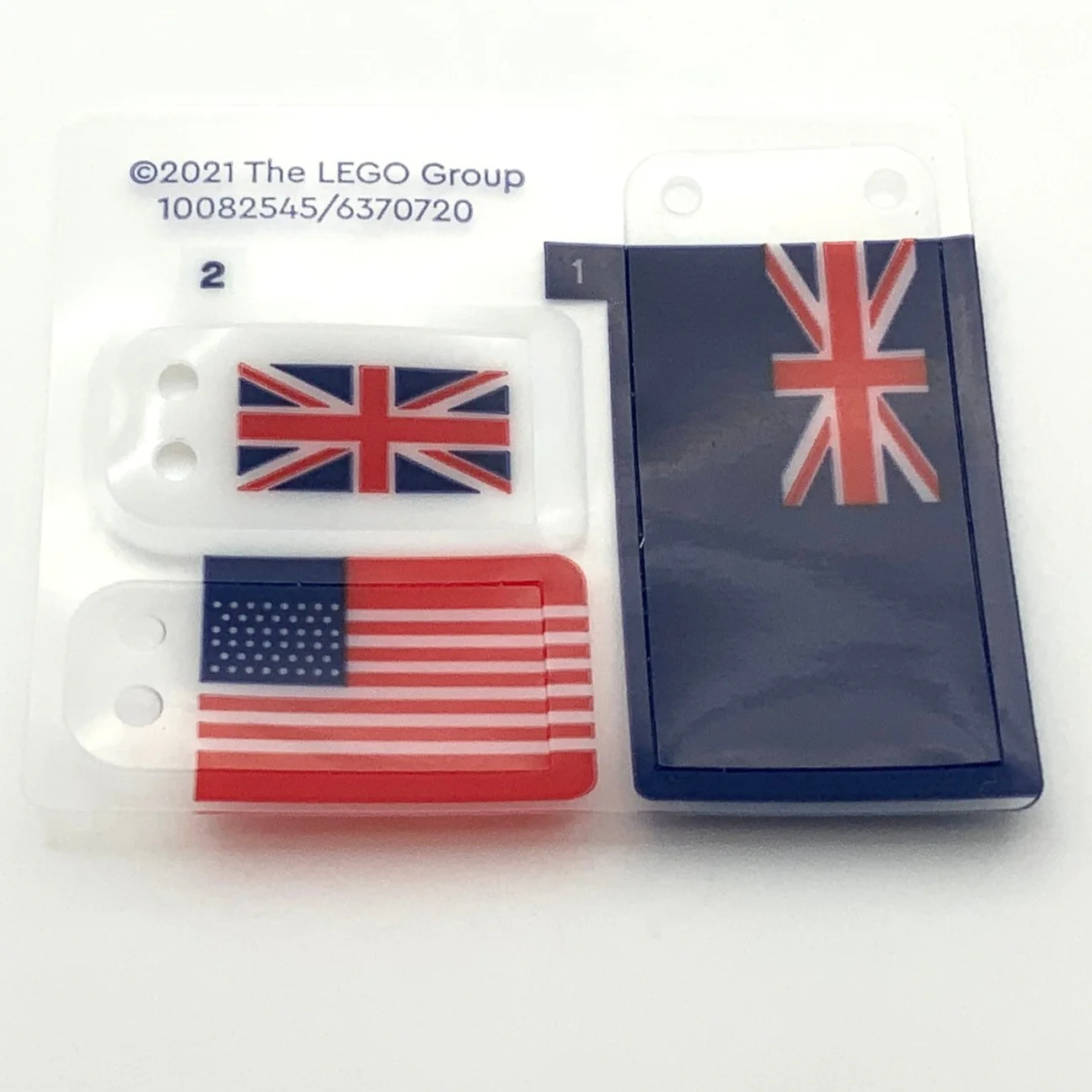 Titanic Plastic Sheet with Flags, Part# 10294pls01