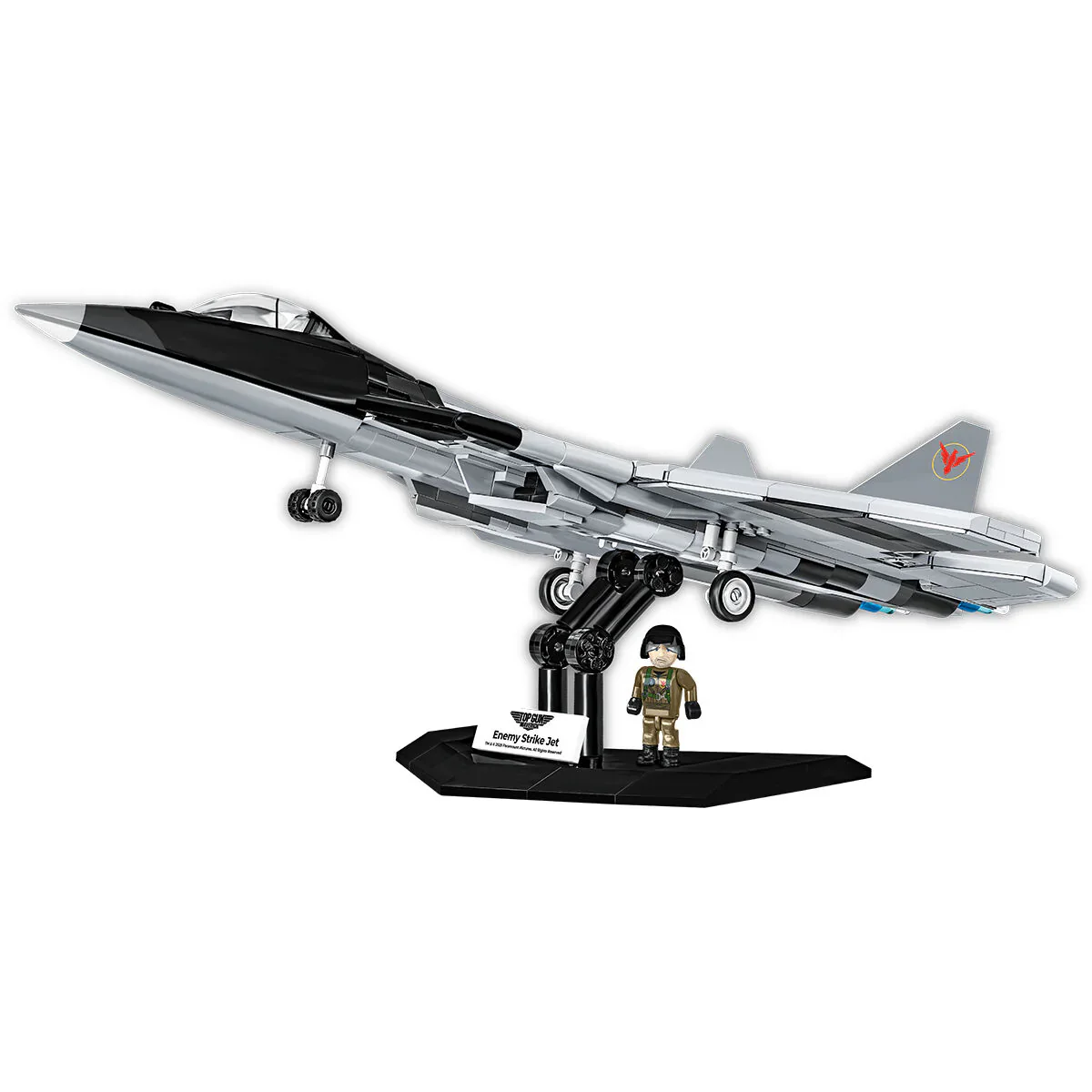 TOP GUN Su-57 FELON Fighter: COBI Set #5921 - Image 5