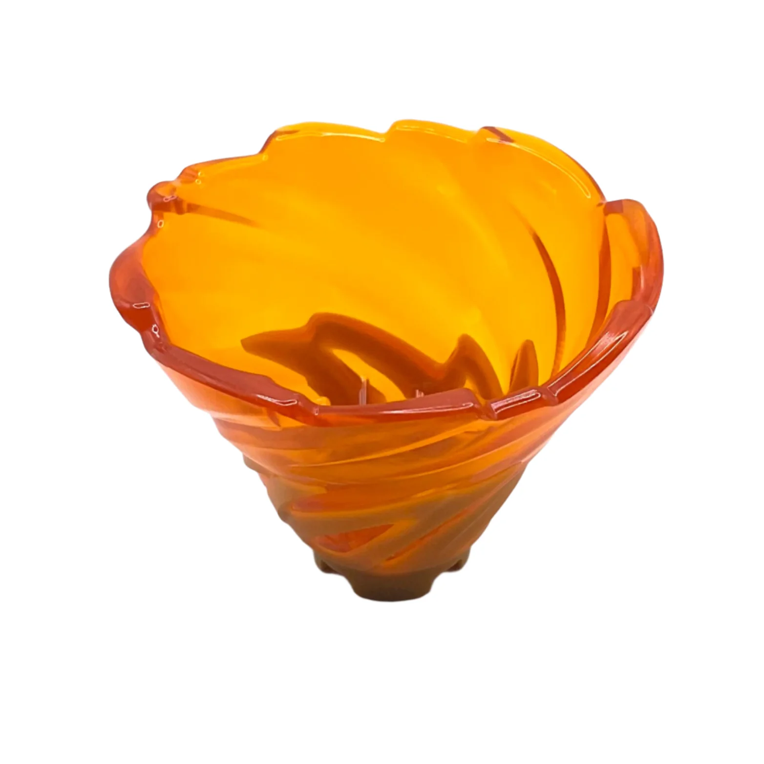 Tornado of Spinjitzu Narrow with Molded Trans-Orange Top Pattern, Part# 50663pb01