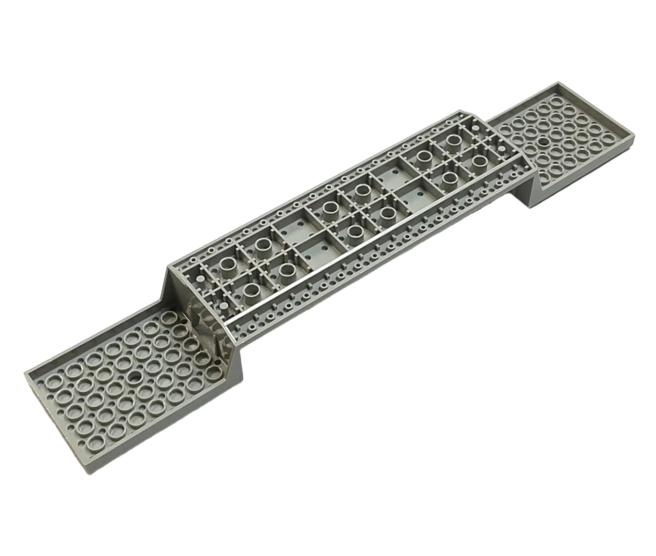 Train Base 6x34 Split-Level with Bottom Tubes and Hole at Each End, Part# 2972b - Image 2