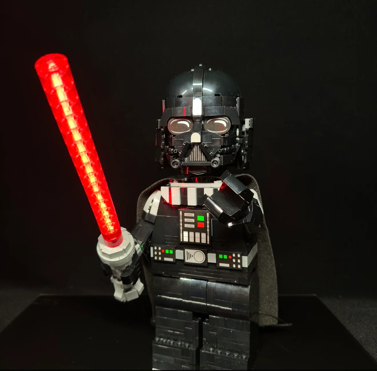 Up-Scaled Darth Vader 75461 Custom Lighting Kit for LEGO® Set - Image 6