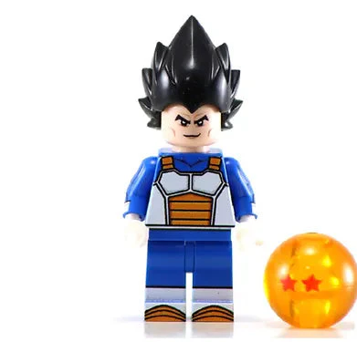 VEGEETA Dragon Ball Z Custom Printed Minifigure
