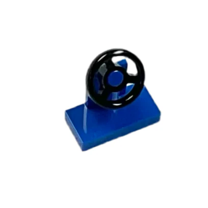 Vehicle, Steering Stand 1 x 2 with Black Steering Wheel, Part# 3829c01 - Image 2