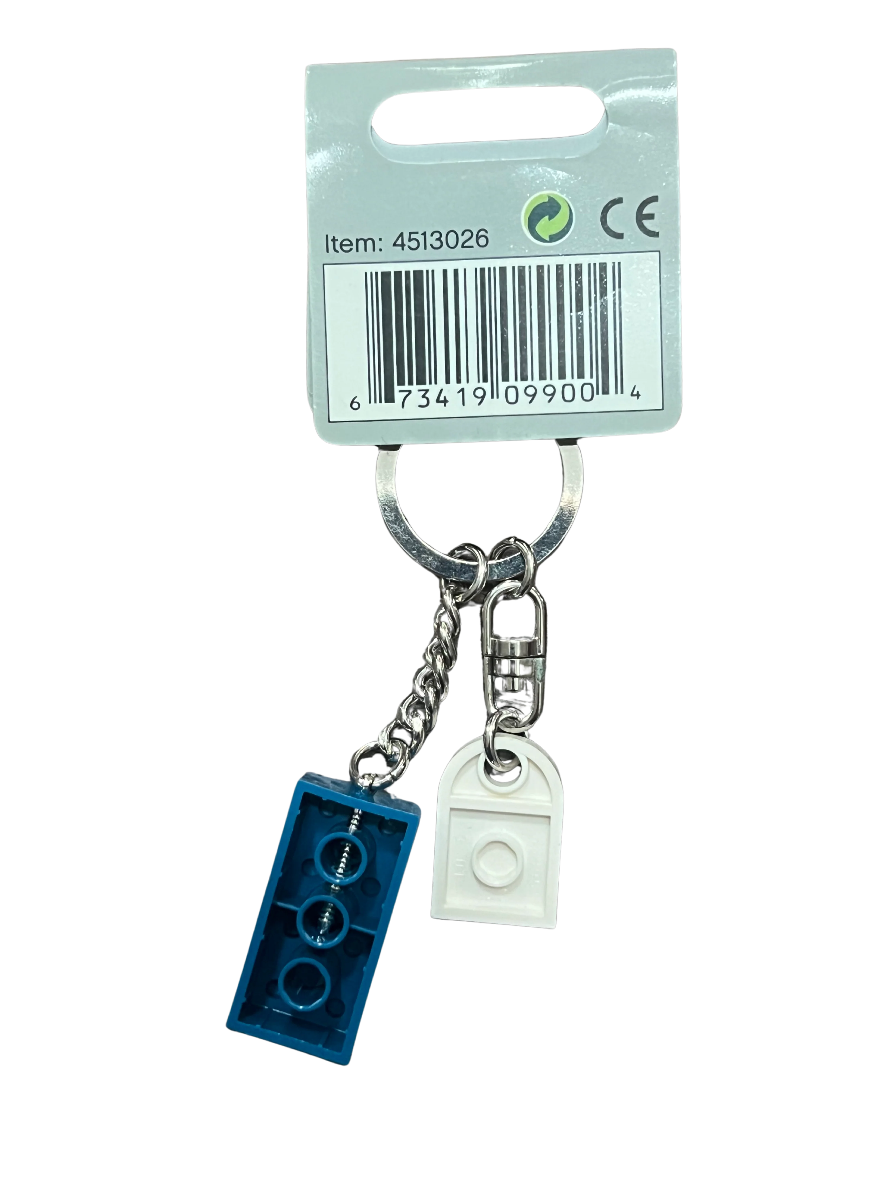 Vintage LEGO® 2x4 Brick Keychain - Image 2