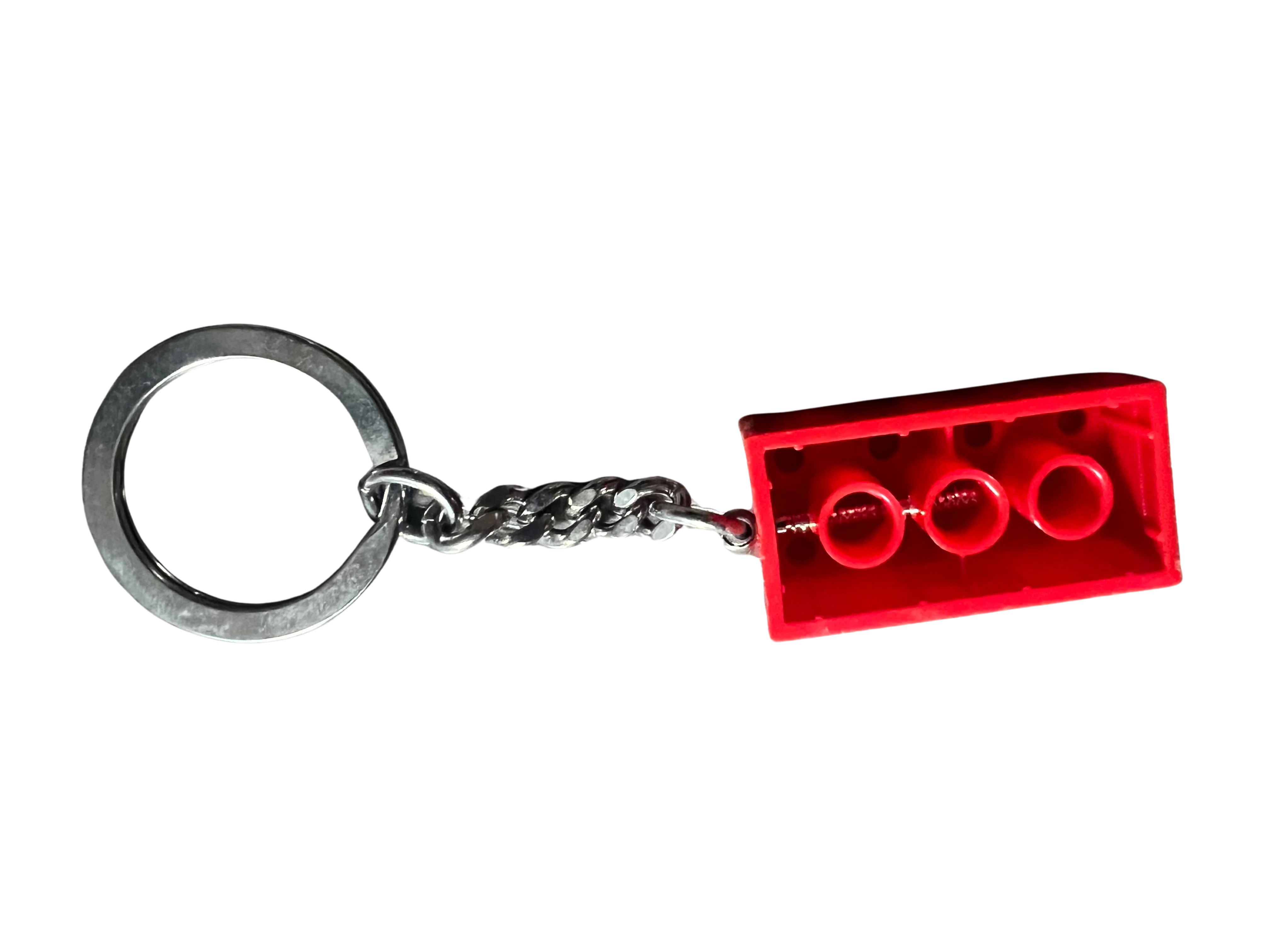 Vintage LEGO® 2x4 Brick w/ Logo Keychain - Image 2
