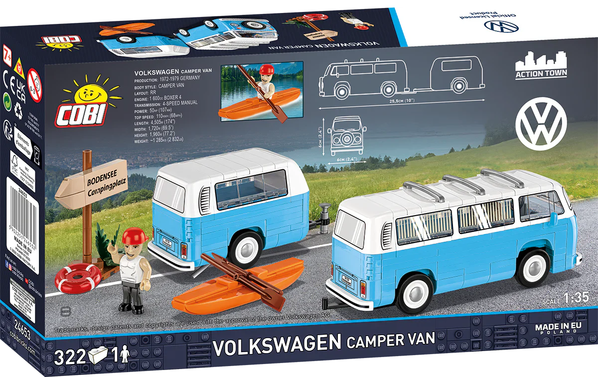 Volkswagen Camper Van: COBI Set #24653 - Image 2