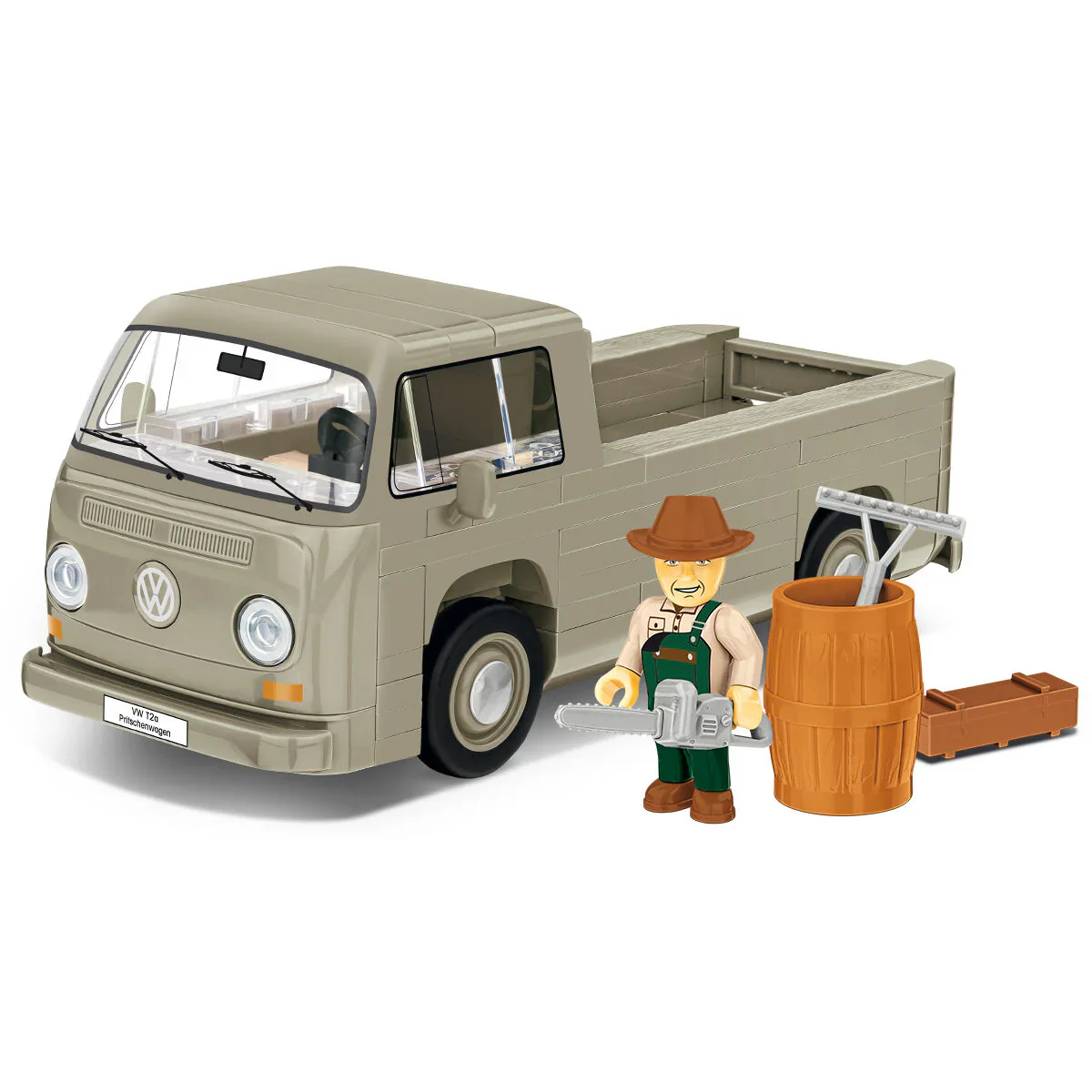 Volkswagen T2a Pritschenwagen Van: COBI Set #24618 - Image 2