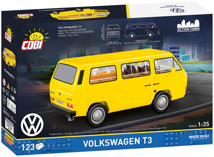 Volkswagen T3 Passenger Van: COBI Set #24634 - Image 2
