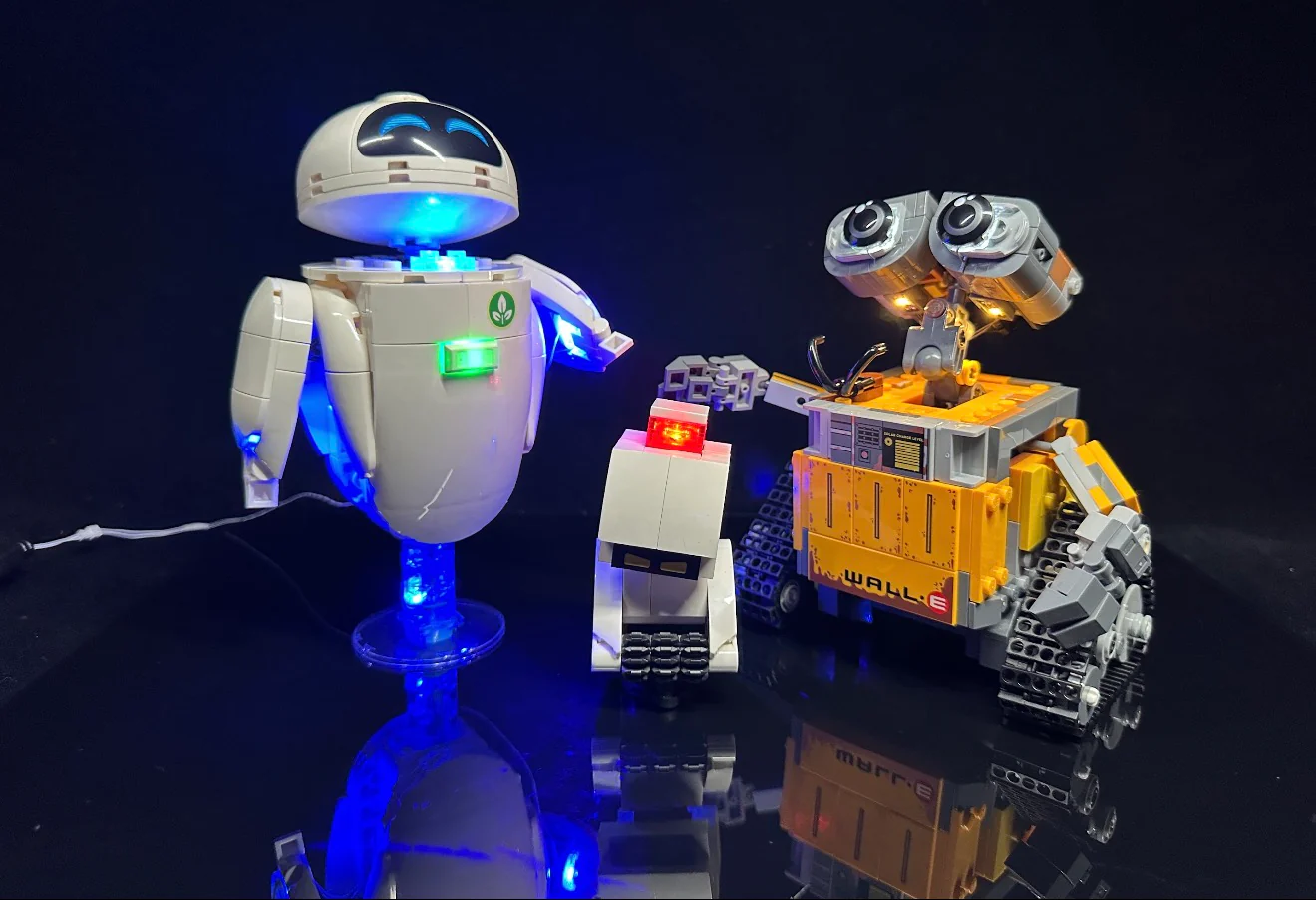 Wall-E and Eve 43279 Custom Lighting Kit for LEGO® Set