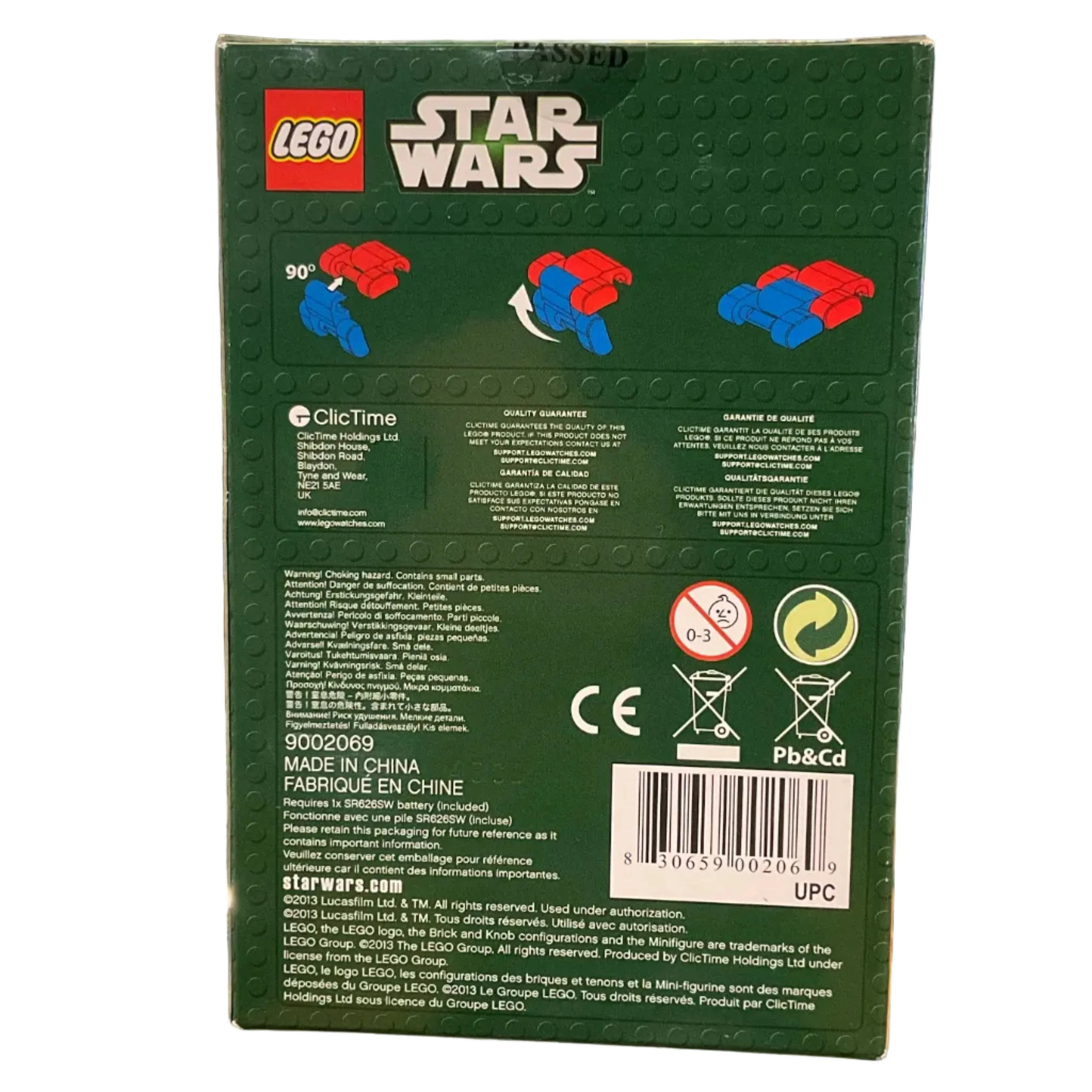Watch Set, SW Yoda (Clone Wars), 9002069 - Image 2