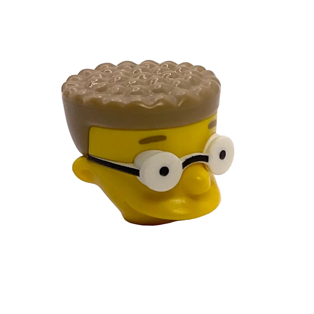 Waylon Smithers LEGO® Simpsons Minifigure Head Modified, Part# 19785pb01