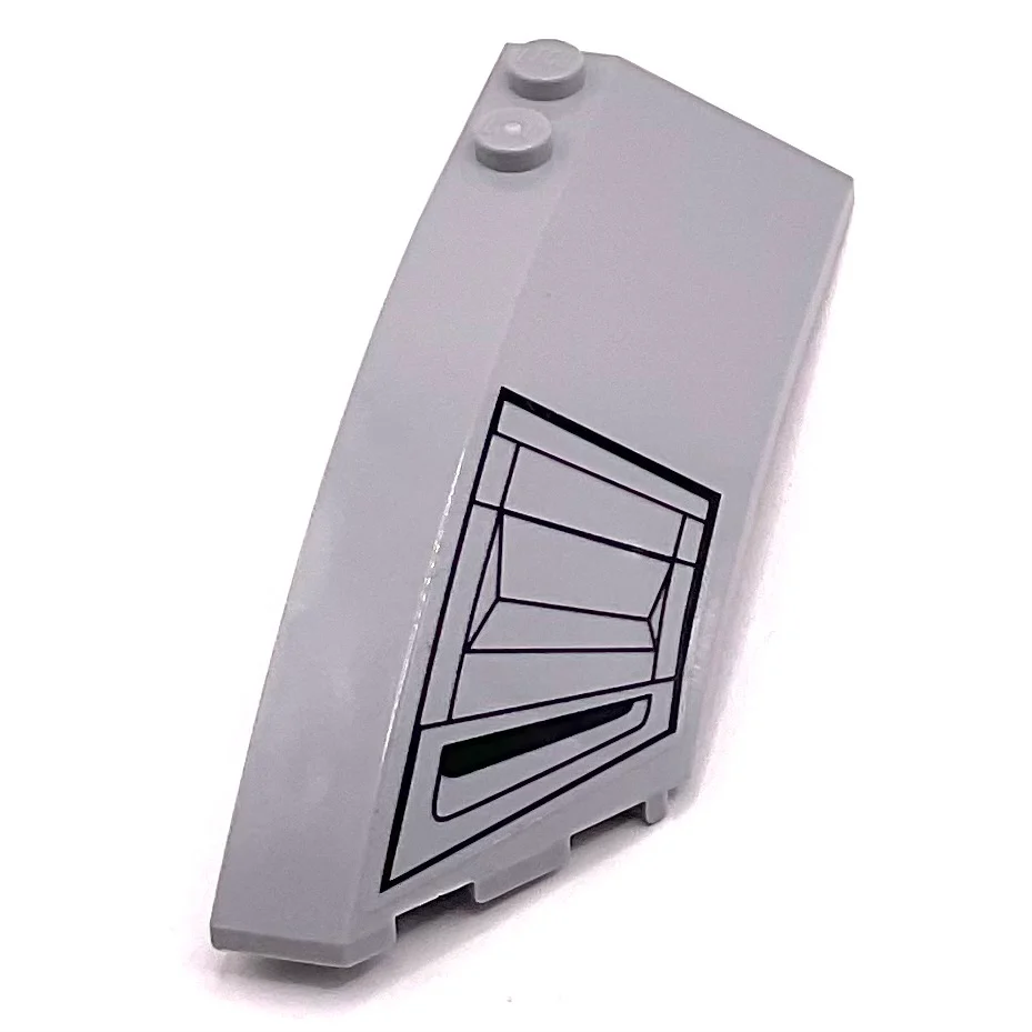 Wedge 8 x 3 x 2 Open Left with Air Intake Pattern (Sticker), Part# 41750pb016.