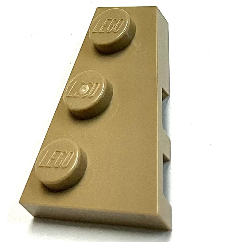 Wedge, Plate 3 x 2 Right, Part# 43722 - Image 2