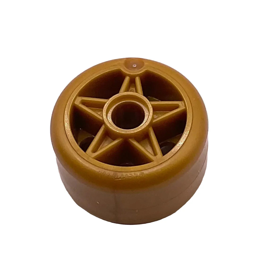 Wheel 24 x 15 with Pin Hole with Molded Pearl Gold Hard Plastic Tire Pattern, Part# 6278pb04