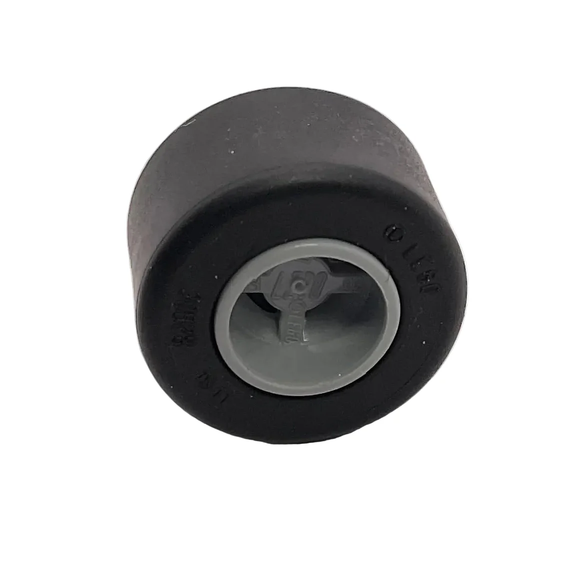 Wheel 8mm D. x 9mm for Slicks, Hole Notched for Wheels Holder Pin, Reinforced Back with Black Tire 14mm D. x 9mm Smooth Small Wide Slick (74967/30028), Part# 74967c01