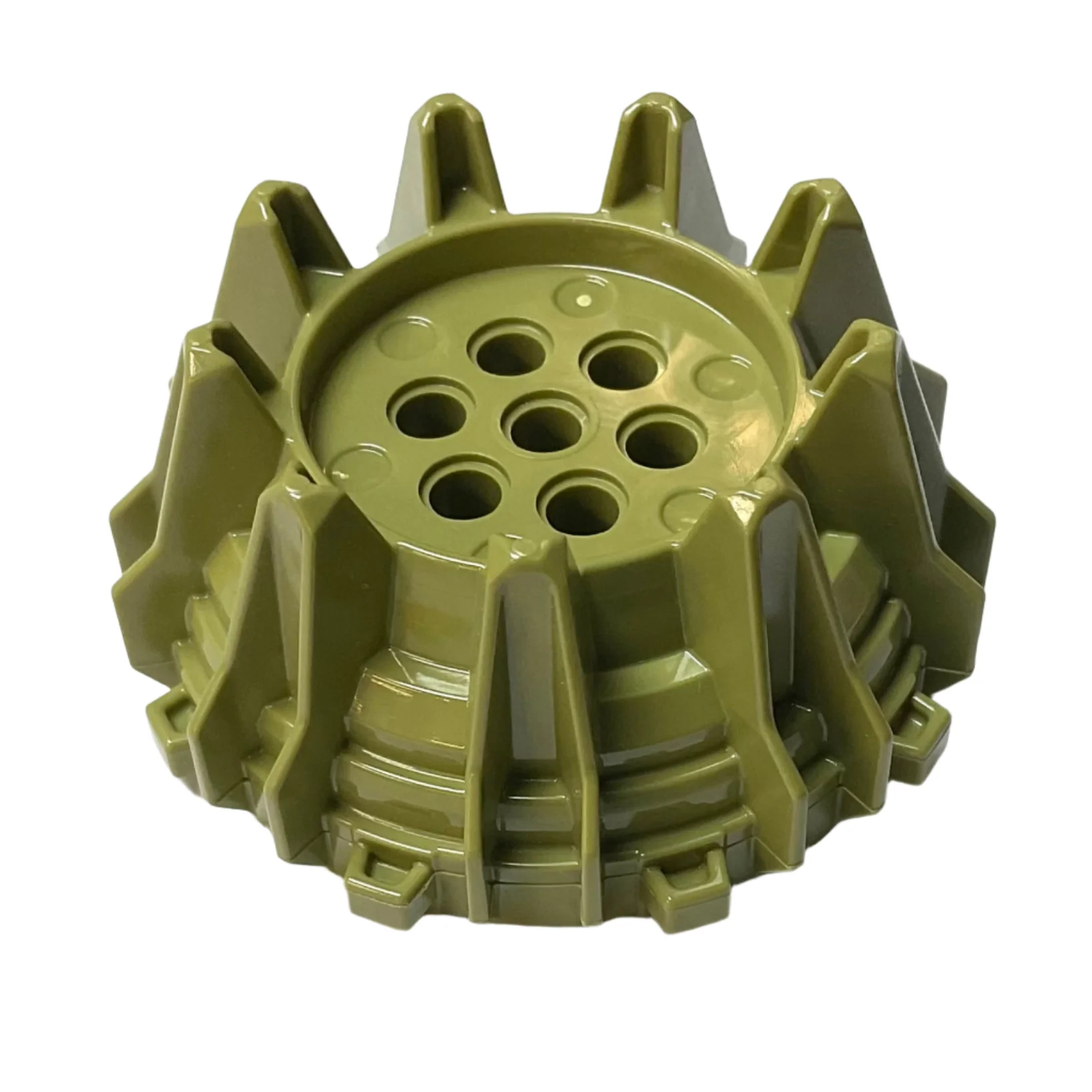 Wheel Hard Plastic with Small Cleats and Flanges, Part# 64712 - Image 5